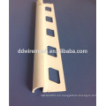 Tipo abierto PVC Tile Trim